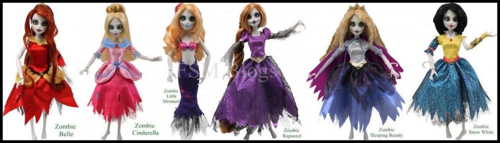 zombie princess dolls