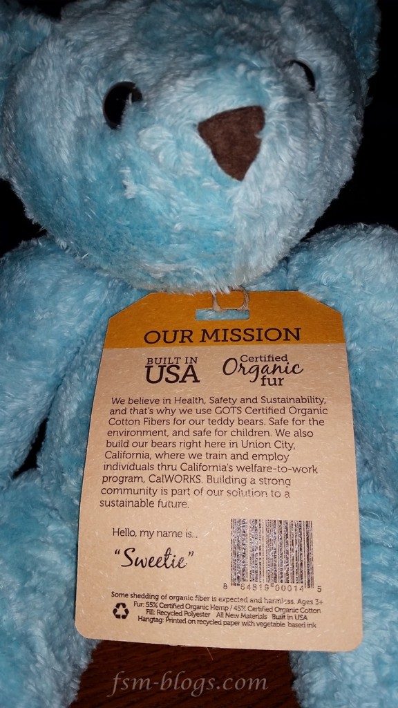 Bears for Humanity  100% Certified Organic Stuffed Toy Collection