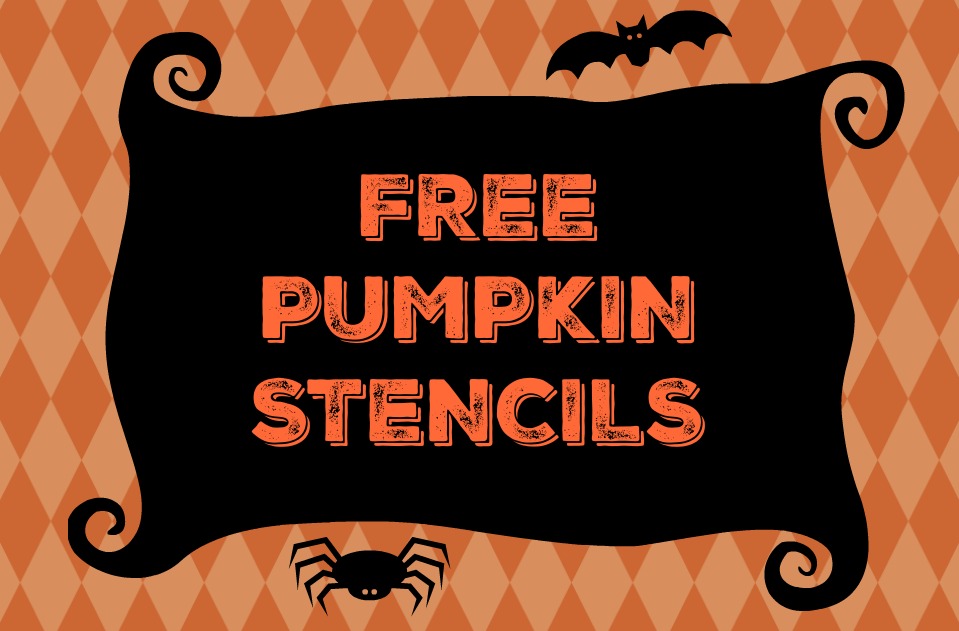 Hundreds of Free Pumpkin Stencils #Halloween #Stencils