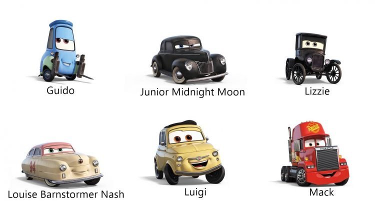 car characters in cars 3