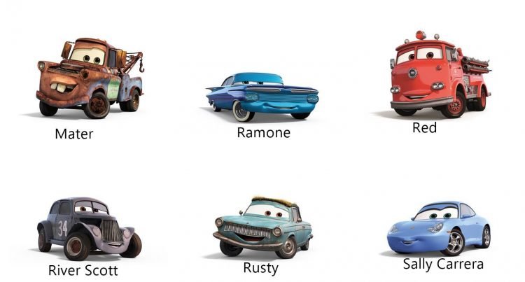 car characters in cars 3
