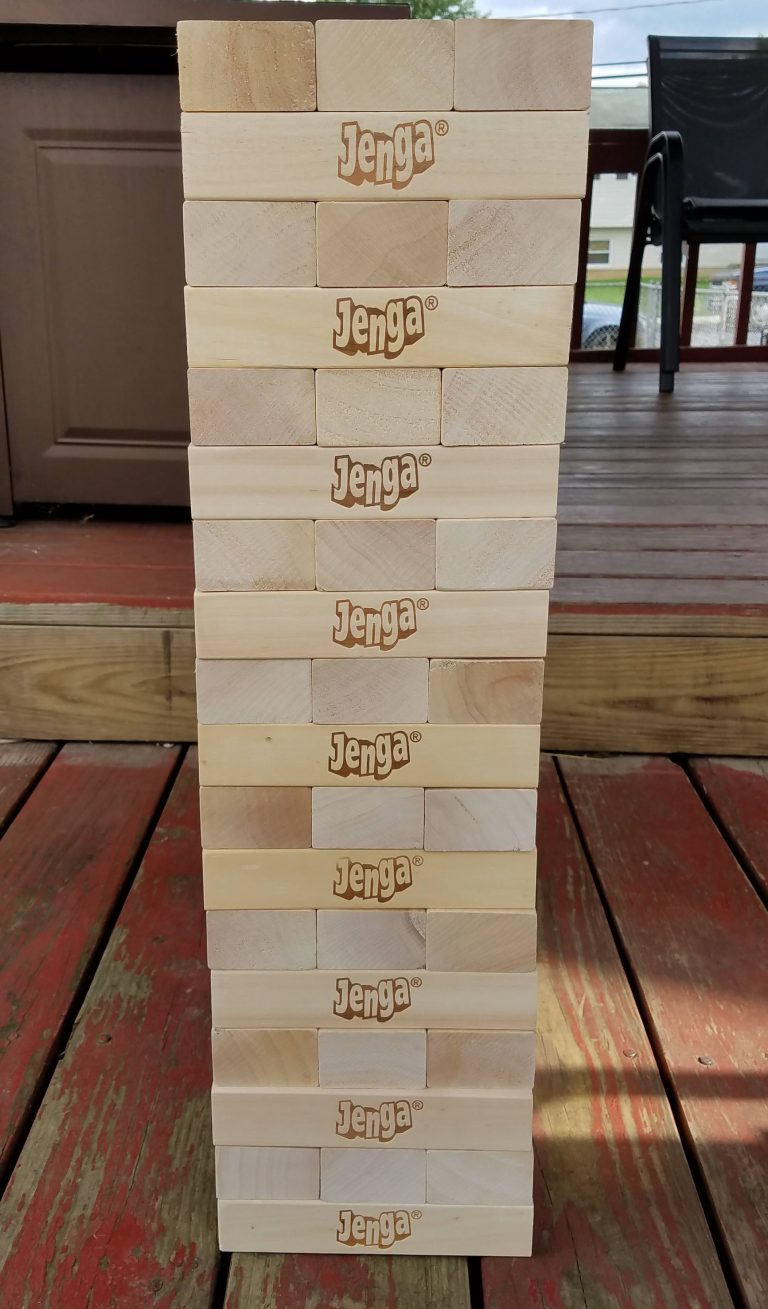 aldi giant jenga game