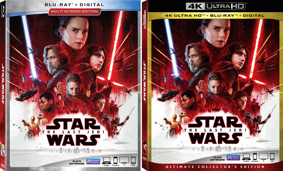 Star Wars: The Last Jedi arrives in March for Blu-ray and digital